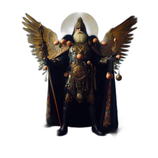 staff, crown, mask, dragon, concept art, 3d render, fantasy art, photorealistic transparent PNG cut-out