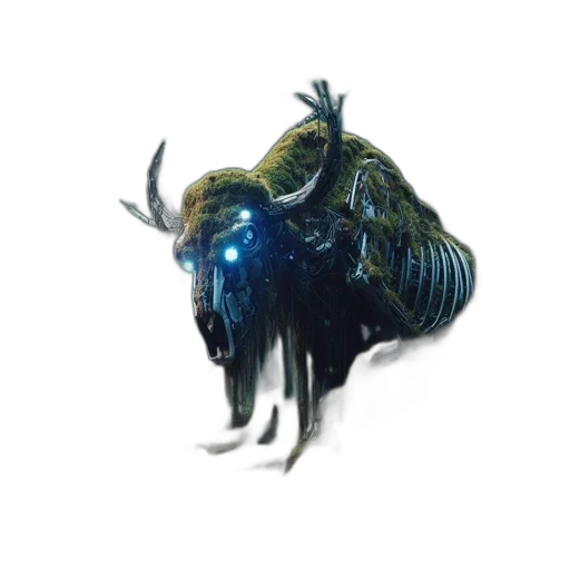dragon, creature, animal, hair, concept art, fantasy art, 3d render, watercolor transparent PNG cut-out