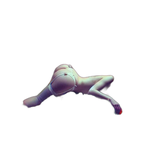 creature, robot, animal, weapon, 3d render, pixel art, concept art, vaporwave transparent PNG cut-out