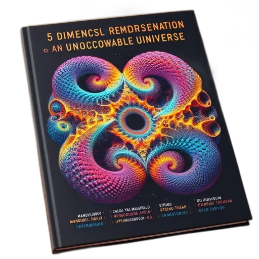 book, fractal, cover, titled, dimensional, remodeling, uncocowable, universe transparent PNG cut-out