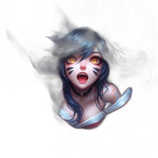 mask, face, creature, staff, fantasy art, concept art, anime, pixel art transparent PNG cut-out