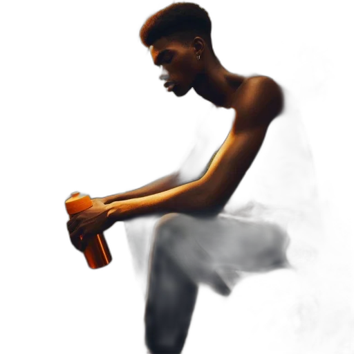 shoes, face, bottle, dress, concept art, photorealistic, 3d render, pixel art transparent PNG cut-out