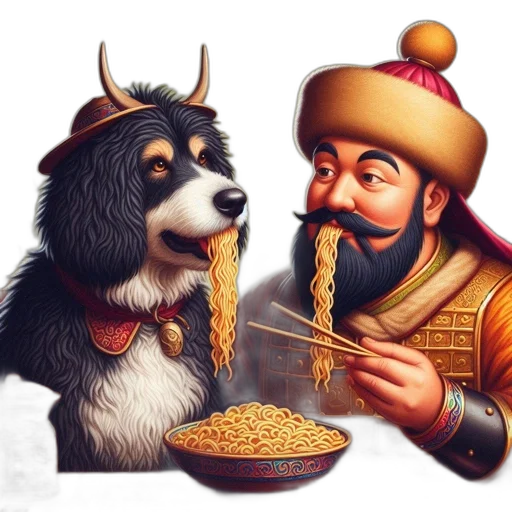 food, animal, staff, crown, fantasy art, photorealistic, concept art, oil painting transparent PNG cut-out