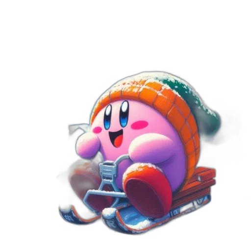 hat, creature, animal, weapon, vaporwave, concept art, 3d render, pixel art transparent PNG cut-out