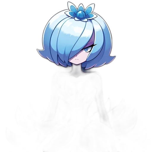 crown, staff, hair, mask, concept art, anime, pixel art, watercolor transparent PNG cut-out