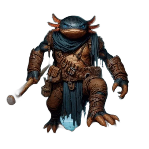 creature, dragon, staff, mask, concept art, fantasy art, 3d render, pixel art transparent PNG cut-out