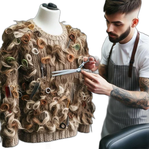 jacket, hair, photorealistic, earth tones, artistically, tattooed, man, works transparent PNG cut-out