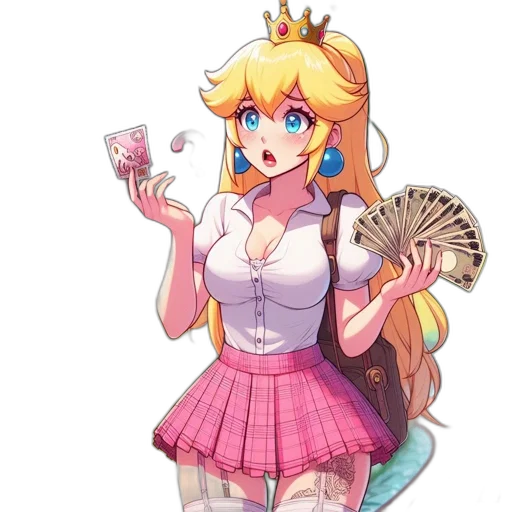 dress, staff, crown, animal, pixel art, anime, concept art, cartoon transparent PNG cut-out