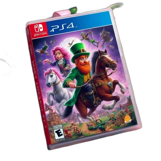 concept art, game, case, super, lucky, tales, candy-filled, scene transparent PNG cut-out