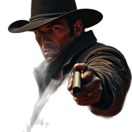 weapon, hat, staff, face transparent PNG cut-out