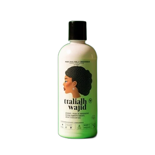 bottle, hair, photorealistic, taliah, waajid, conditioner, displayed, against transparent PNG cut-out