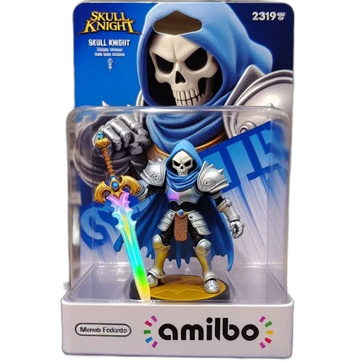 concept art, skeletal, knight, amiibo, skylanders, superchangers, displayed, packaging transparent PNG cut-out