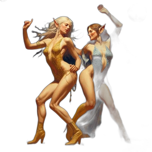 concept art, fantasy art, comic book art, pixel art, outer space, golden, earth tones, vibrant transparent PNG cut-out