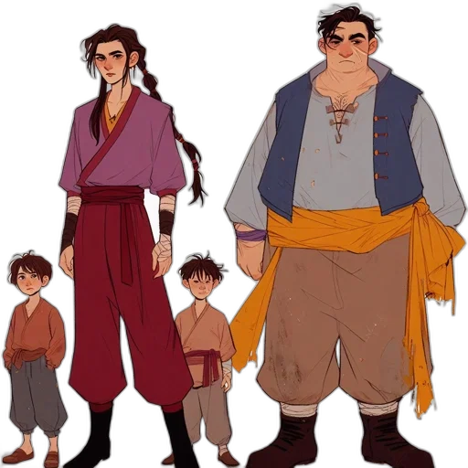 concept art, fantasy art, cartoon, pixel art transparent PNG cut-out