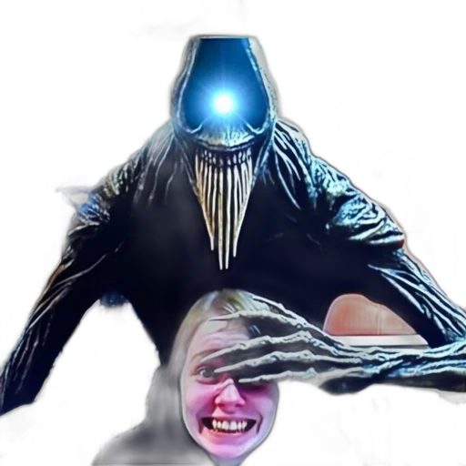 mask, robot, creature, face, concept art, cyberpunk, 3d render, vaporwave transparent PNG cut-out