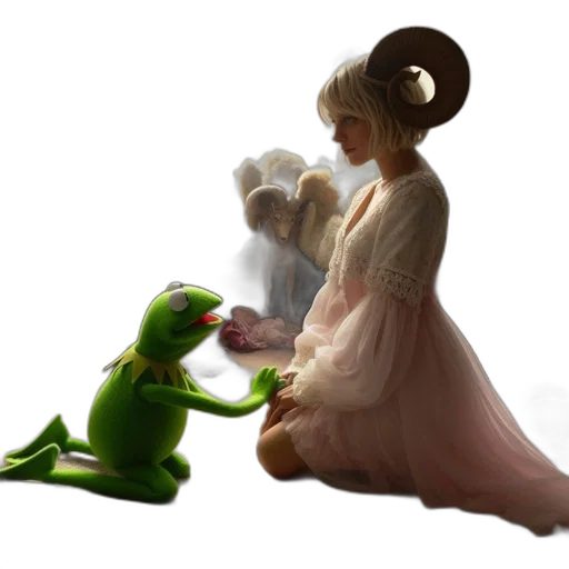 dress, dragon, creature, concept art, photorealistic, 3d render, fantasy art, forest transparent PNG cut-out
