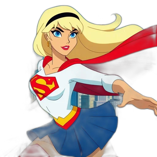 comic book art, cartoon, concept art, fantasy art, animated, female, superhero, wearing transparent PNG cut-out