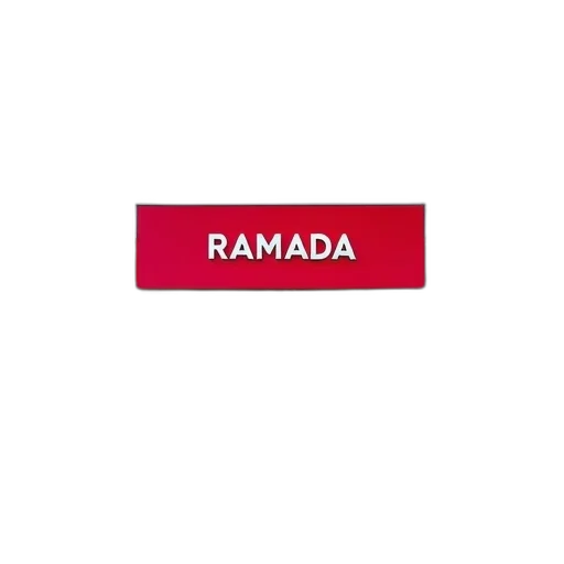 3d render, red, first, image, shows, large, building, sign transparent PNG cut-out