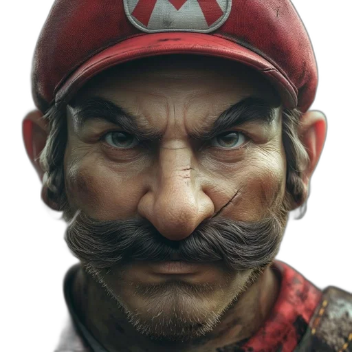 face, hat, mask, staff, photorealistic, concept art, 3d render, fantasy art transparent PNG cut-out
