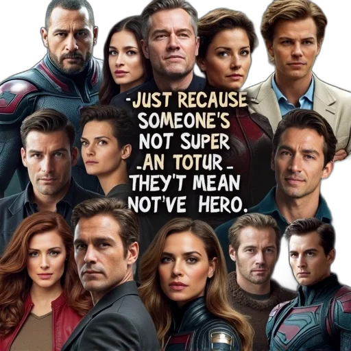 comic book art, collage, various, characters, movies, shows, including, actors transparent PNG cut-out