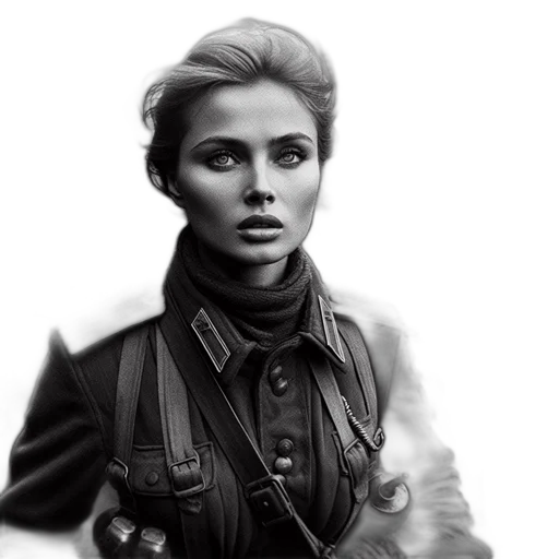 face, jacket, photorealistic, fantasy art, concept art, comic book art, dark, monochrome transparent PNG cut-out