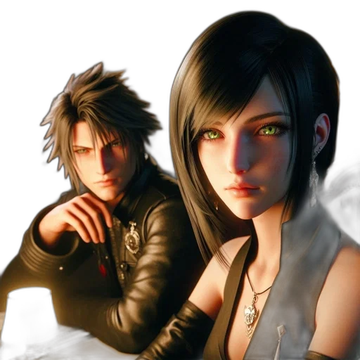 concept art, fantasy art, photorealistic, 3d render, male, character, black, hair transparent PNG cut-out