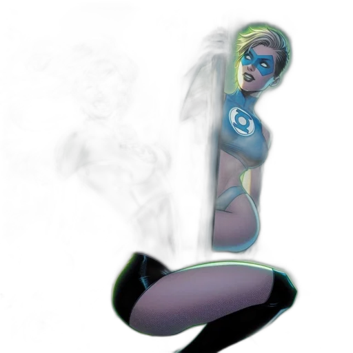 mask, robot, staff, concept art, comic book art, fantasy art, 3d render, neon lights transparent PNG cut-out