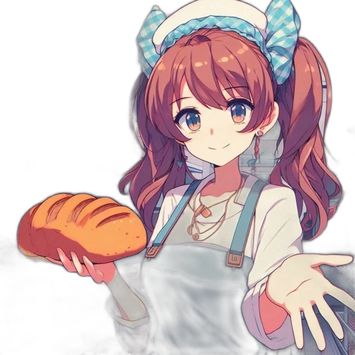 food, staff, hat, creature, anime, pixel art, watercolor, concept art transparent PNG cut-out