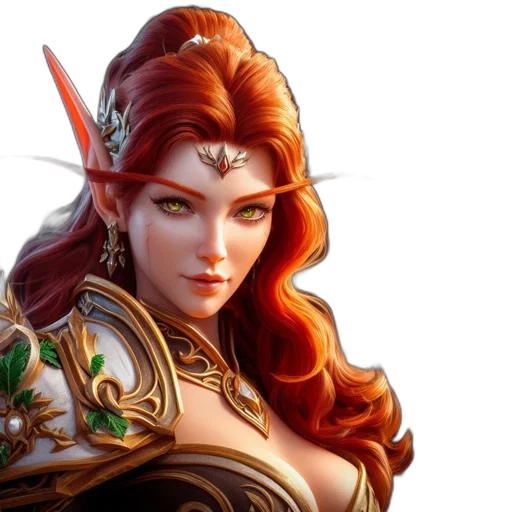 fantasy art, concept art, photorealistic, two, characters, fantasy, setting, one transparent PNG cut-out