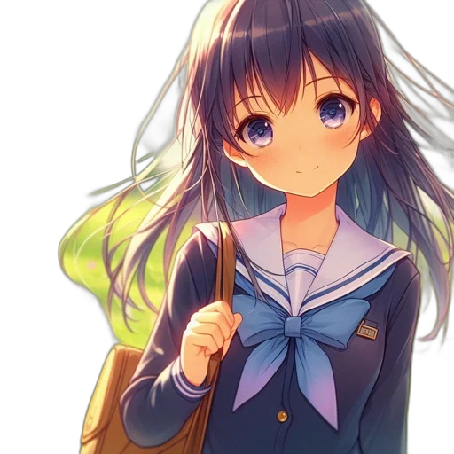 staff, umbrella, dress, weapon, anime, photorealistic, pixel art, cartoon transparent PNG cut-out