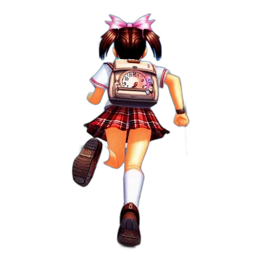 robot, staff, dress, creature, 3d render, concept art, pixel art, vaporwave transparent PNG cut-out