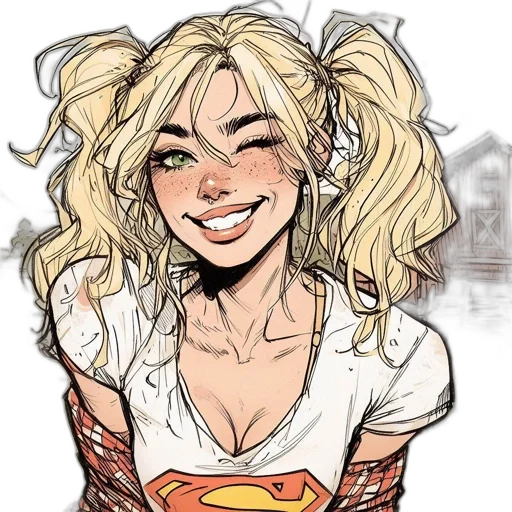 comic book art, cartoon, concept art, watercolor, animated, female, character, similar transparent PNG cut-out
