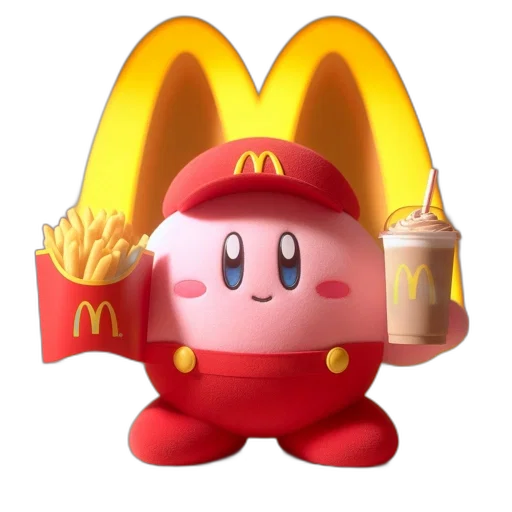 food, animal, robot, creature, 3d render, vaporwave, concept art, photorealistic transparent PNG cut-out