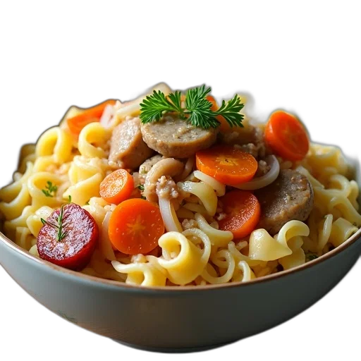 food, animal, 3d render, photorealistic, hearty, dish, pasta, meat transparent PNG cut-out