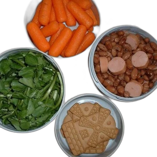 food, earth tones, variety, items, including, carrots, beans, greens transparent PNG cut-out