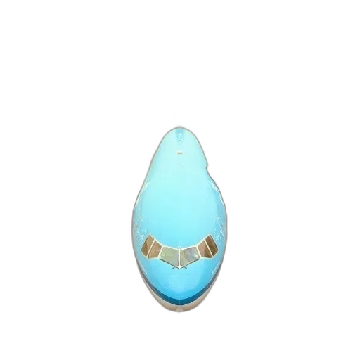 jewelry, bottle, crown, mask, 3d render, photorealistic, blue, airplane transparent PNG cut-out