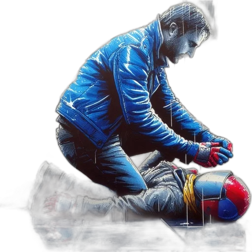 jacket, concept art, photorealistic, comic book art, watercolor, blue, stormy, night transparent PNG cut-out