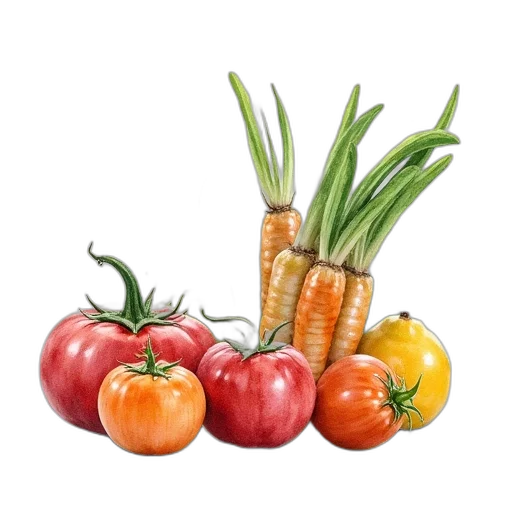 food, crown, photorealistic, 3d render transparent PNG cut-out