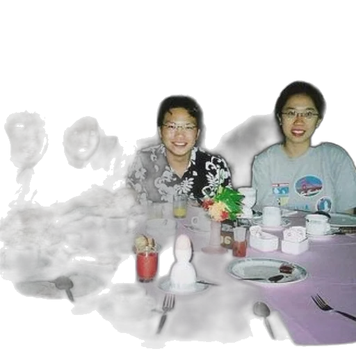 staff, food, face, mask, photorealistic, oil painting, 3d render, vaporwave transparent PNG cut-out