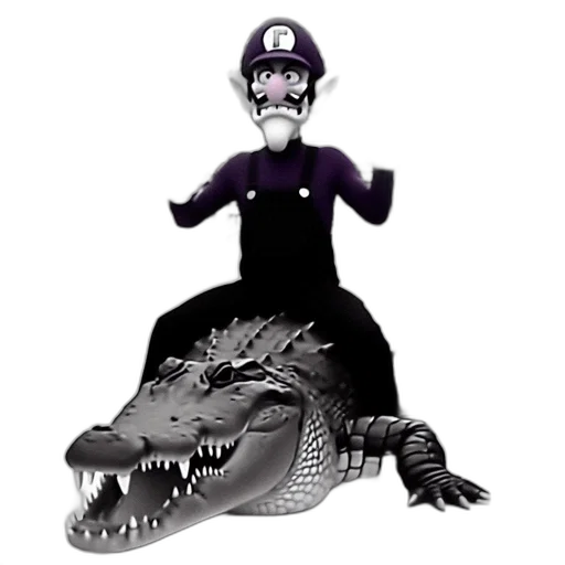 dragon, creature, animal, concept art, fantasy art, 3d render, pixel art, waluigi transparent PNG cut-out