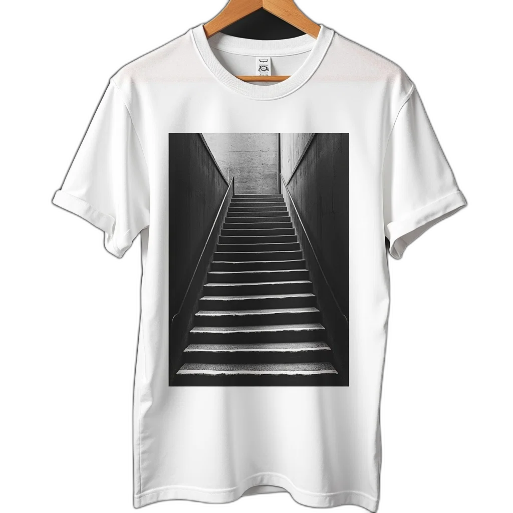 dress, 3d render, photorealistic, outer space, monochrome, white, t-shirt, black transparent PNG cut-out