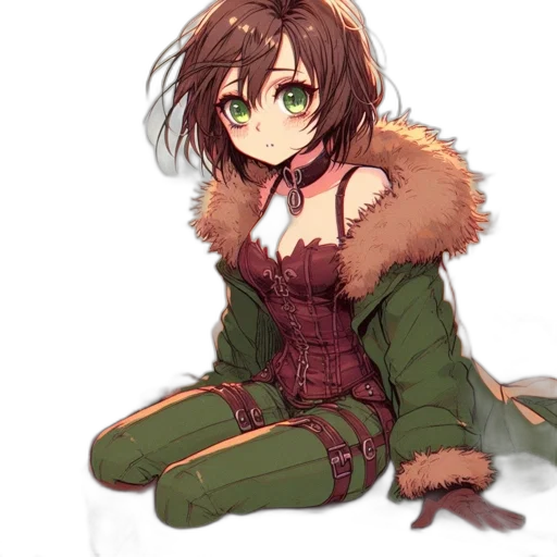 jacket, weapon, staff, dragon, pixel art, fantasy art, anime, concept art transparent PNG cut-out