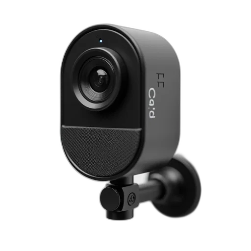 black, white, camera, circular, lens, textured, surface, mounted transparent PNG cut-out