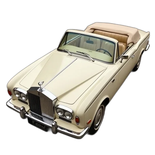 car, 3d render, photorealistic, 1975 transparent PNG cut-out