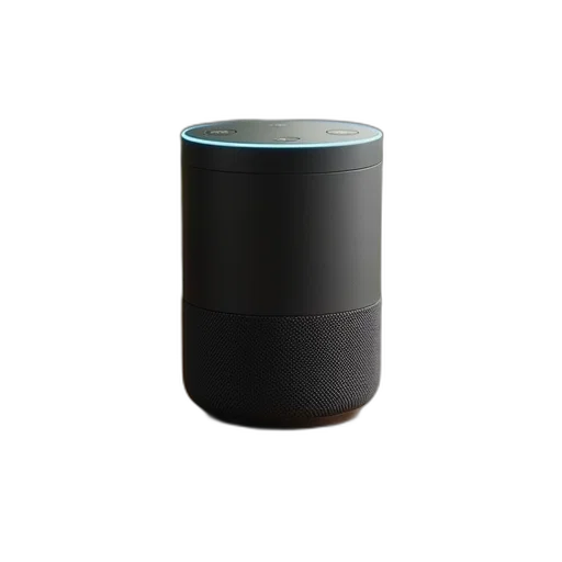 robot, 3d render, amazon, alexa transparent PNG cut-out