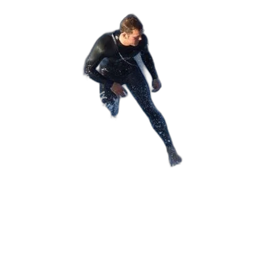 jacket, staff, weapon, creature, concept art, 3d render, outer space, underwater transparent PNG cut-out