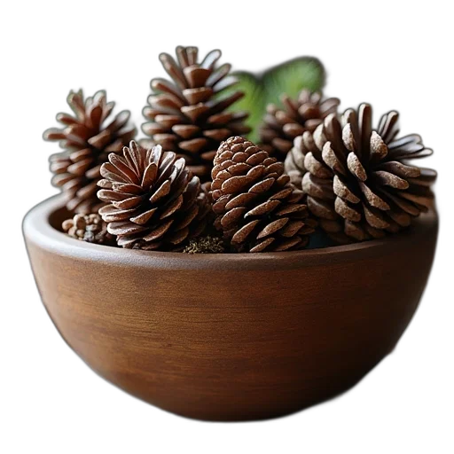 food, crown, tree, hair, 3d render, photorealistic, earth tones, large transparent PNG cut-out