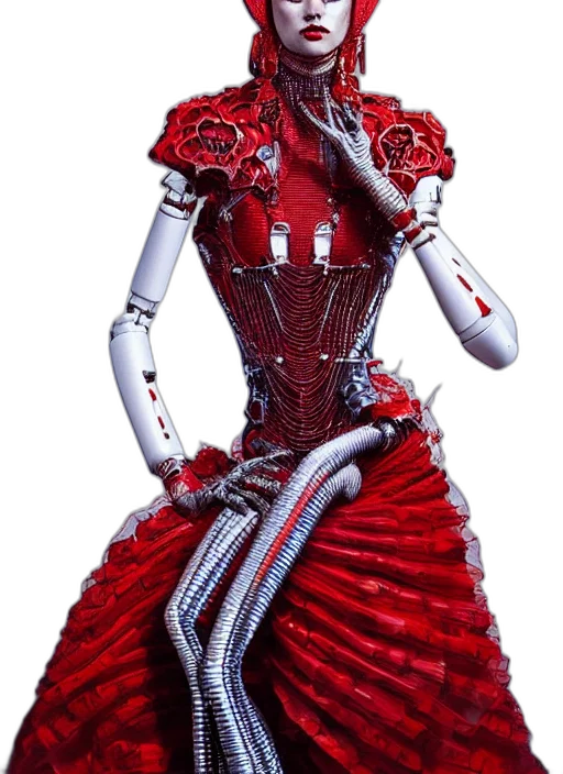 dress, robot, jewelry, concept art transparent PNG cut-out