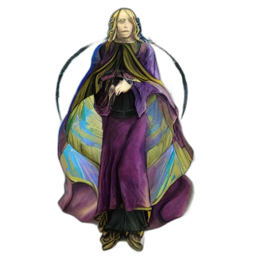 dress, staff, concept art, fantasy art transparent PNG cut-out
