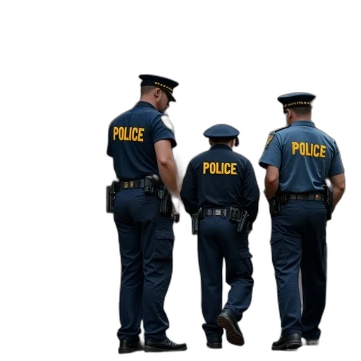 staff, jacket, weapon, three transparent PNG cut-out